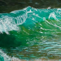 Wave Acrylic Painting- time lapse video and tips